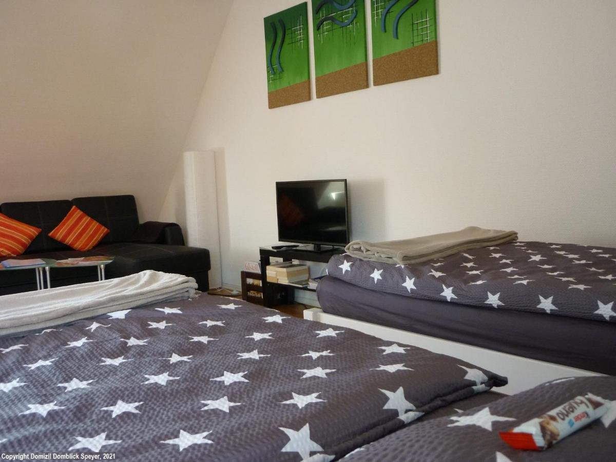 Domizil Domblick Speyer City, Garage, 50M2 Eksteriør bilde