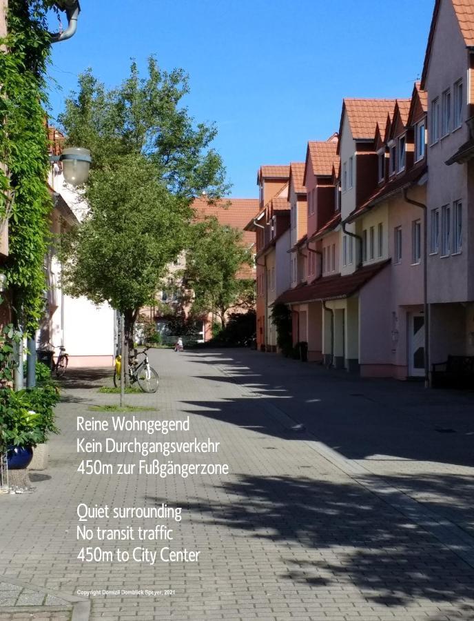 Domizil Domblick Speyer City, Garage, 50M2 Eksteriør bilde