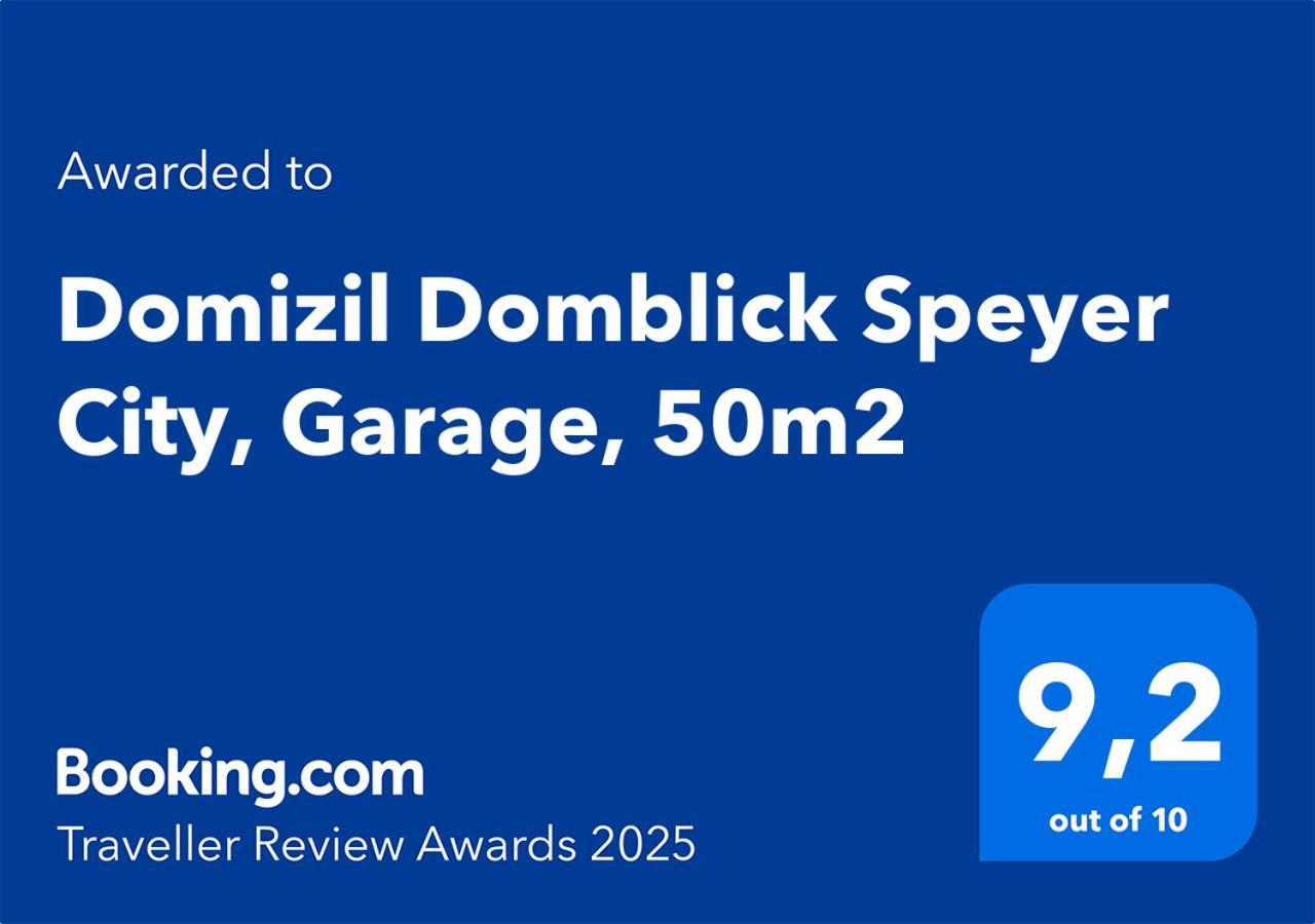 Domizil Domblick Speyer City, Garage, 50M2 Eksteriør bilde